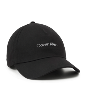 Șapcă Calvin Klein pentru femei neagră din bumbac organic 3107DSAP0525N