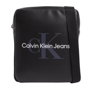 Geantă crossbody bărbați Calvin Klein neagră din material sintetic cu logo 3106BGEA0108N