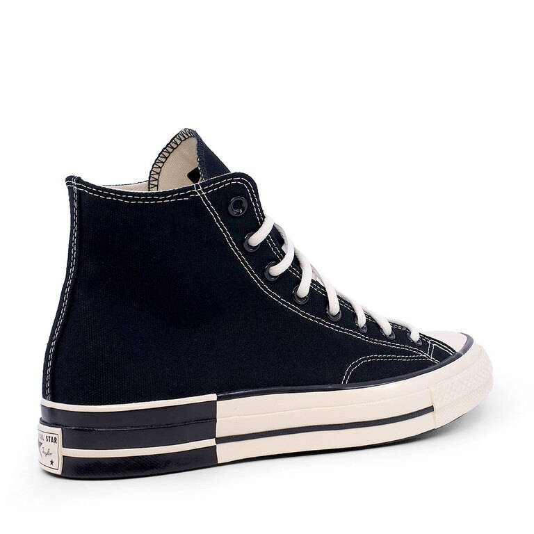 Sneakers bărbați Converse CHUCK 70 BLACK & WHITE negri 2947BGS08134N