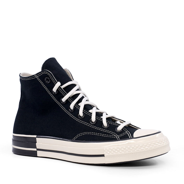 Sneakers bărbați Converse CHUCK 70 BLACK & WHITE negri 2947BGS08134N