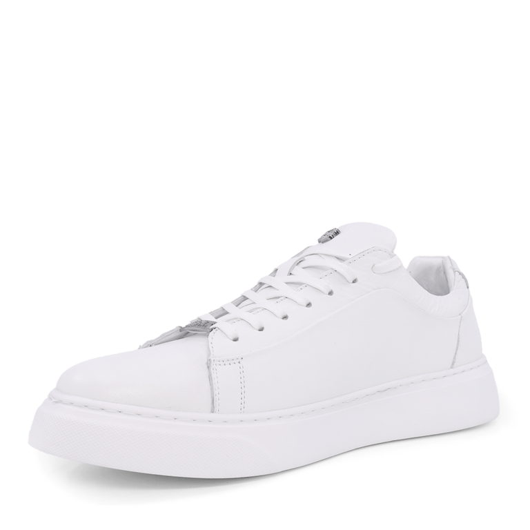 Sneakers bărbați Enzo Bertini albi din piele naturală 2197BP23459A
