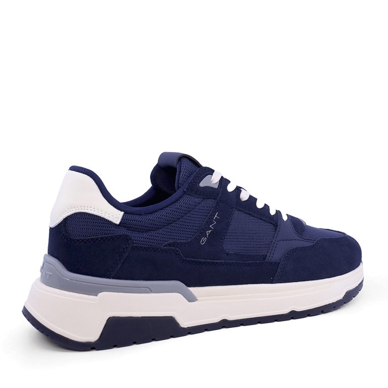Sneakers bărbați Gant Jeuton bleumarin din piele și textil 1747BP633493VBL