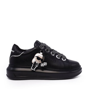 Sneakers femei Karl Lagerfeld Kapri Karl NFT negri din piele 2057DP62576N